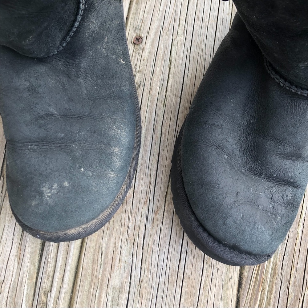 Ugg Bailey Triple Button Shearling Suede Boots - image 5